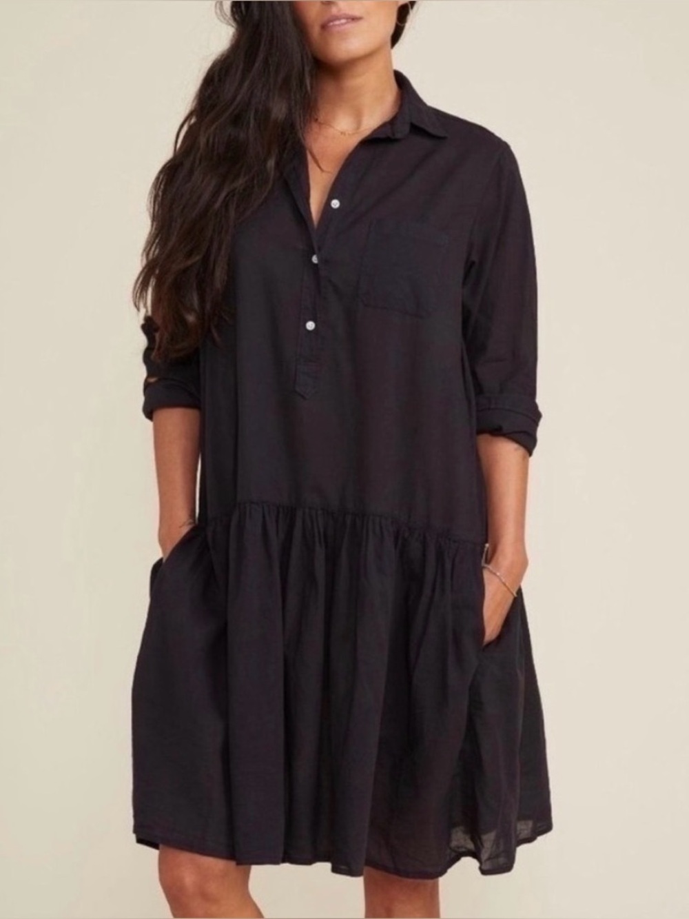 Grayson The Changemaker Shirt Dress In Black